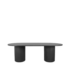 LABEL51 Eetkamertafel Oliva - Zwart - Eiken - 240 cm