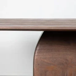 LABEL51 Eetkamertafel Owen - Espresso - Mangohout