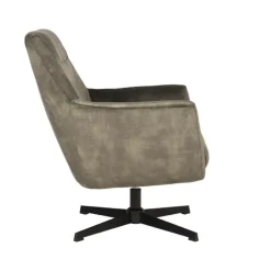 LABEL51 Fauteuil Toby Hunter Velours