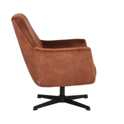 LABEL51 Fauteuil Toby Rust Velours