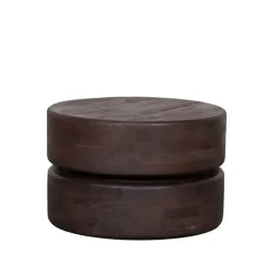 LABEL51 Salontafel Milly - Espresso - Mangohout - 50 cm