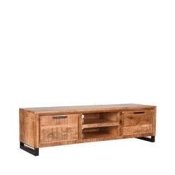 LABEL51 Tv-meubel Glasgow - Rough - Mangohout - 160 cm