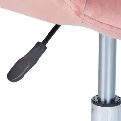 LABELLE - Bureaustoel - Roze - Fluweel