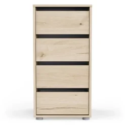 Ladekast Blokty - 40x40x76cm - 4 lades - eikdecor