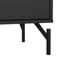 Ladekast Canada - mat zwart - 96x99x40 cm