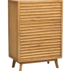 Ladekast Cinta 3 lades - naturel - 70x40x102 cm