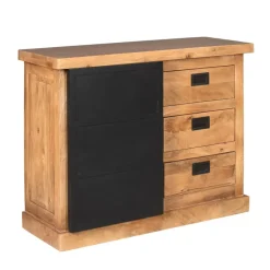 Ladekast Rechthoek Naturel Hout - 100x45x85cm - Nashville