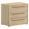 Ladekast Sammie 68x43x61cm - 3 lades - eikdecor