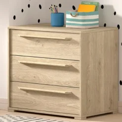 Ladekast Sammie 68x43x61cm - 3 lades - eikdecor