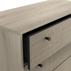 Ladekast Sayuri 3 lades-Kronberg eik/wicker