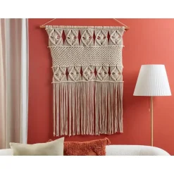 LAHRI - Wandhanger - Beige - Katoen