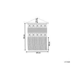 LAHRI - Wandhanger - Beige - Katoen