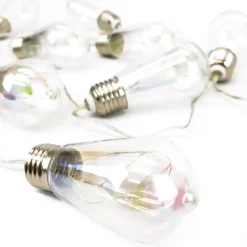 Lampen koord - buisvormige LED - 10 lampjes - zonne-energie