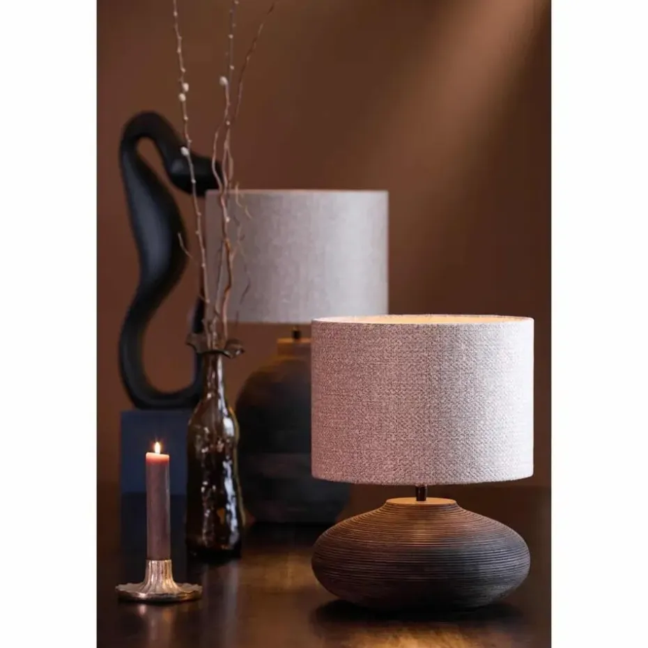 Lampenkap Brandy - Beige - 30x30x21cm