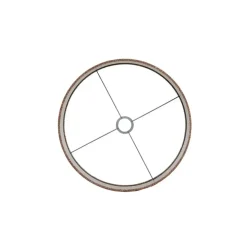 Lampenkap Brandy - Bruin - 40x40x30cm