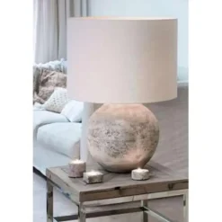 Lampenkap cilinder LIVIGNO - 50-50-38cm - eiwit