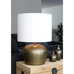 Lampenkap cilinder LIVIGNO - 50-50-38cm - eiwit