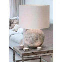 Lampenkap cilinder LIVIGNO - 40-40-30cm - eiwit