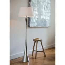 Lampenkap drum POLYCOTTON - 45-35-25cm - wit