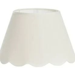 Lampenkap Florine - off-white katoen - 19xØ30 cm