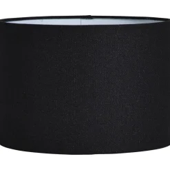 Lampenkap Luna cilinder zwart - 21xØ30 cm