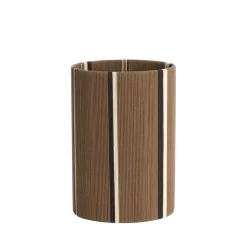 Lampenkap Medan - Donkerbruin - Ø25cm