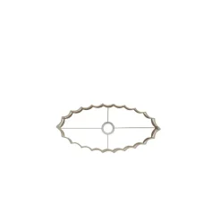 Lampenkap ovaal Disli - Crème - 45x21x22cm