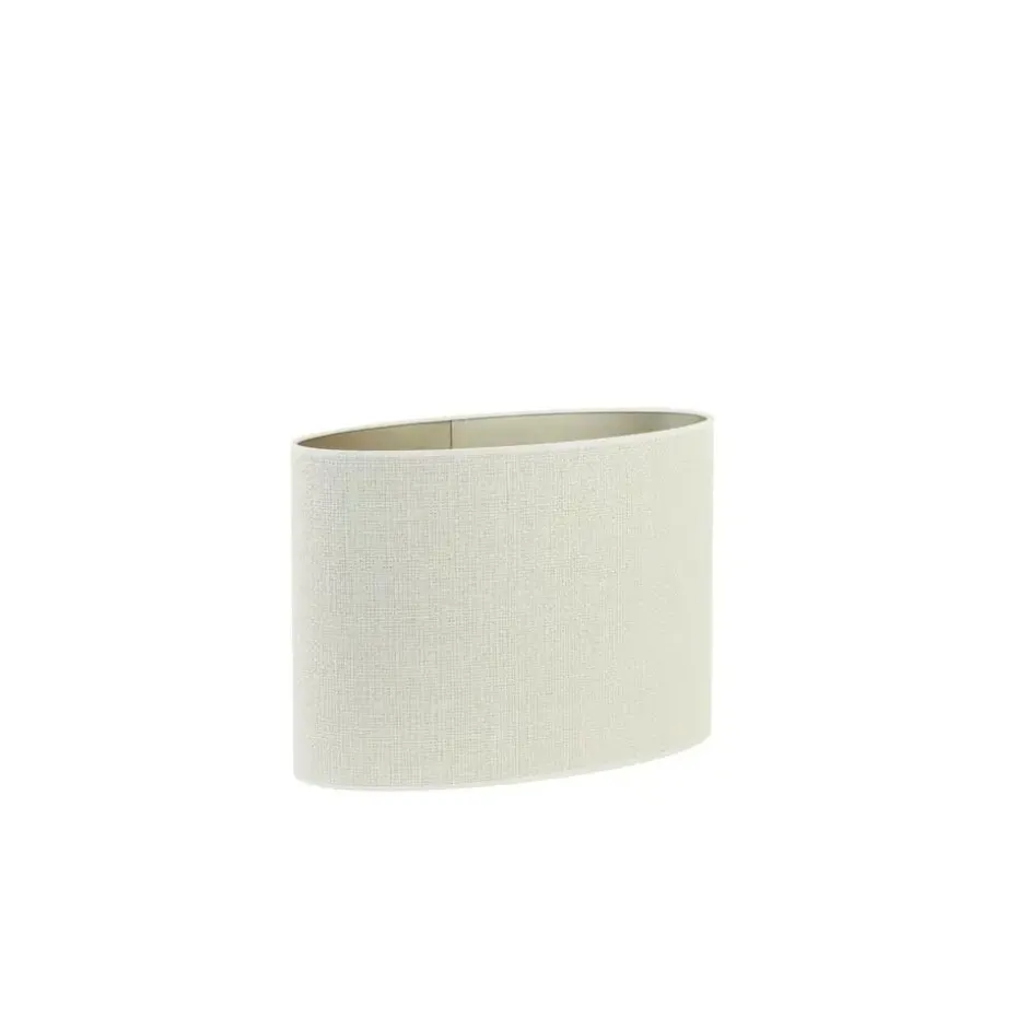 Lampenkap ovaal Saverna - Eiwit - 45x21x32cm