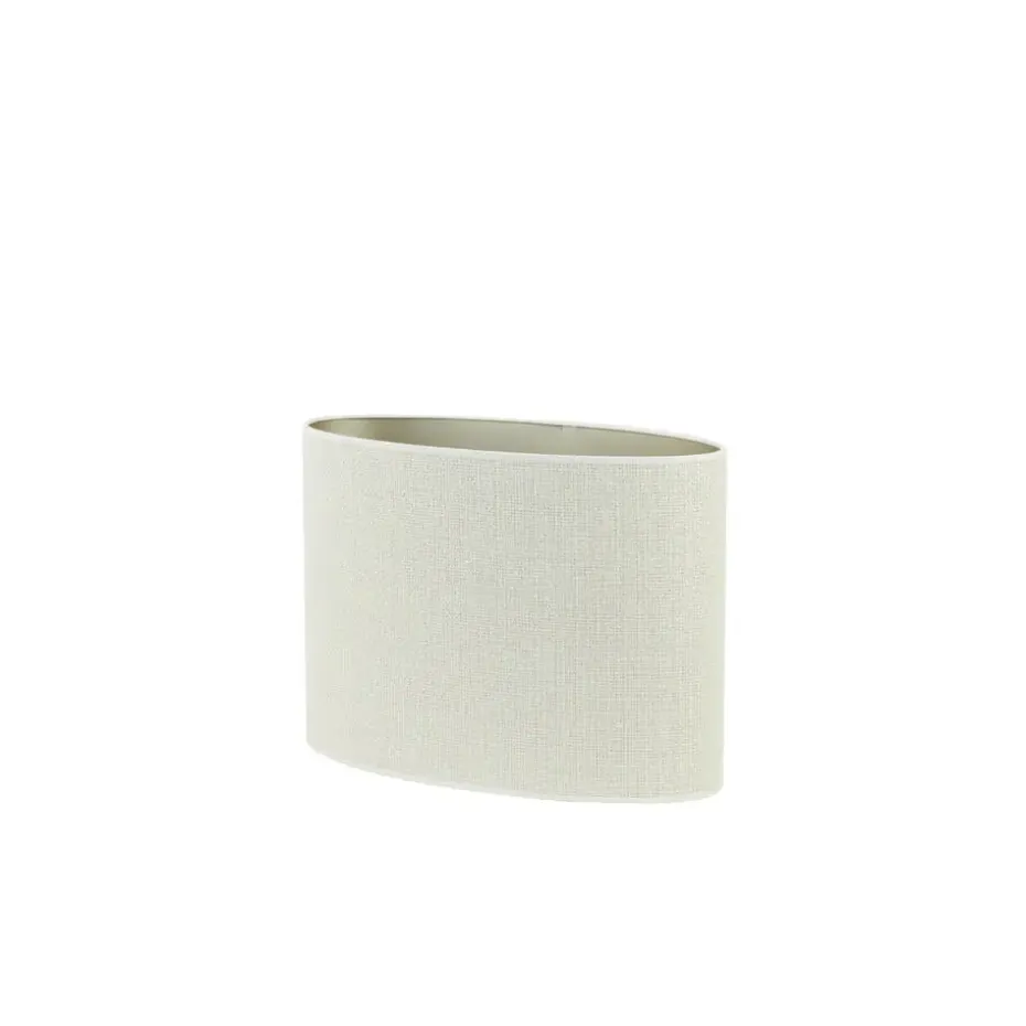 Lampenkap Ovaal Saverna - Eiwit - 30x15x25cm