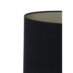 Lampenkap Ovaal Velours - Zwart - 30x15x25cm