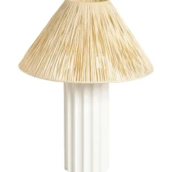 Lampenkap Rowen - naturel - Ø35x18,5 cm