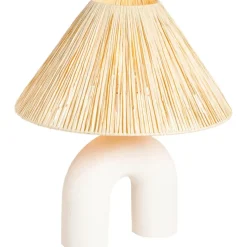 Lampenkap Rowen - naturel - Ø35x18,5 cm