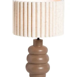 Lampvoet Femm - bruin keramiek - E27 - 27xØ13 cm