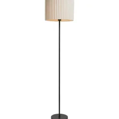 Lampvoet Kaapstad - zwart metaal - 149xØ25 cm