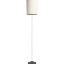 Lampvoet Kaapstad - zwart metaal - 149xØ25 cm