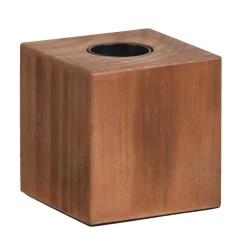 Lampvoet Kai - bruin hout E27 - 9x9x9 cm