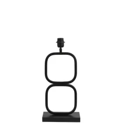 Lampvoet Lutika - Zwart - 23x11,5x46cm