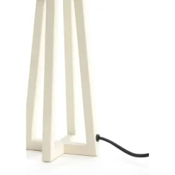 Lampvoet Miley - Wit - 11,5x11,5x31cm