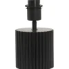 Lampvoet Riv - zwart hout - E27 - 21xØ12 cm