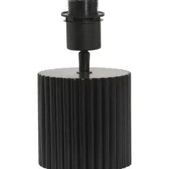 Lampvoet Riv - zwart hout - E27 - 21xØ12 cm