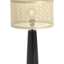 Lampvoet Rowen - zwart - 35x Ø18,5 cm