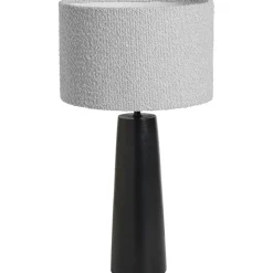 Lampvoet Rowen - zwart - 35x Ø18,5 cm