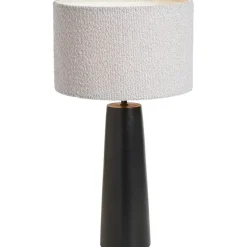 Lampvoet Rowen - zwart - 35x Ø18,5 cm