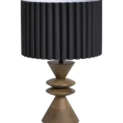 Lampvoet Timber bruin E27 - 30x13x13 cm