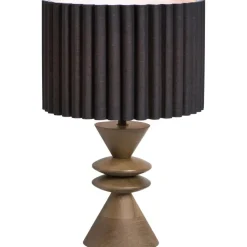 Lampvoet Timber bruin E27 - 30x13x13 cm