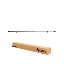 Lange Gordijnroede - Uitschuifbaar - Stang van 90 - 170 cm - Zwart