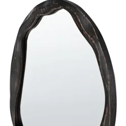 LANGON - Wandspiegel - Donkerbruin - Grenenhout