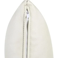 LANNILS - Chaise longue - Beige - Linkszijdig - Fluweel