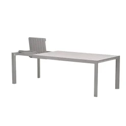 Latina uitschuifbare tafel - 180/230x100 cm - taupe