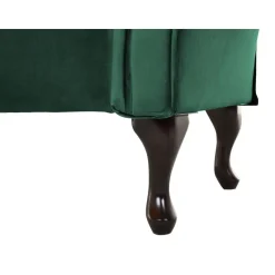 LATTES - Chaise longue - Groen - Linkerzijde - Fluweel